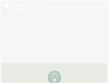 Tablet Screenshot of garlandendodontics.com